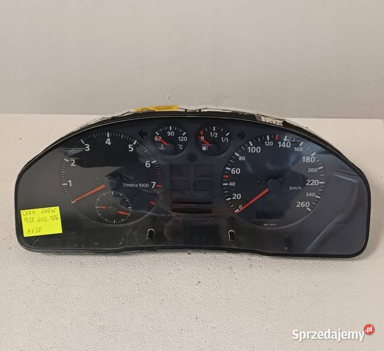 LICZNIK ZEGARY AUDI A4 B5 8D0919034B Części samochodowe mazowieckie Warszawa sprzedam