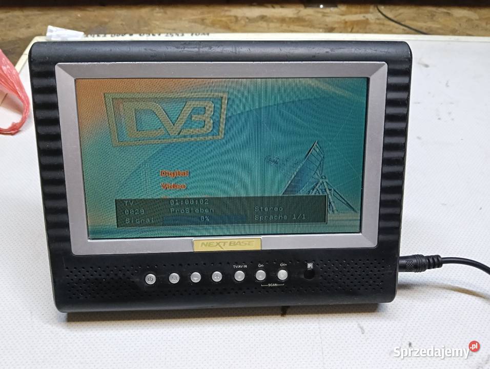 Telewizor monitor przenośny do samochodu 7cale Drążdżewo Nowe sprzedam