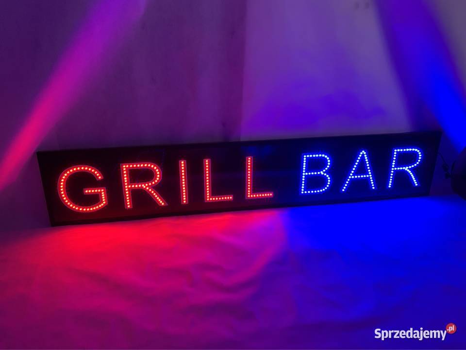 Grill bar reklama Led szyld diodowy 220 x 40 Pomiechówek