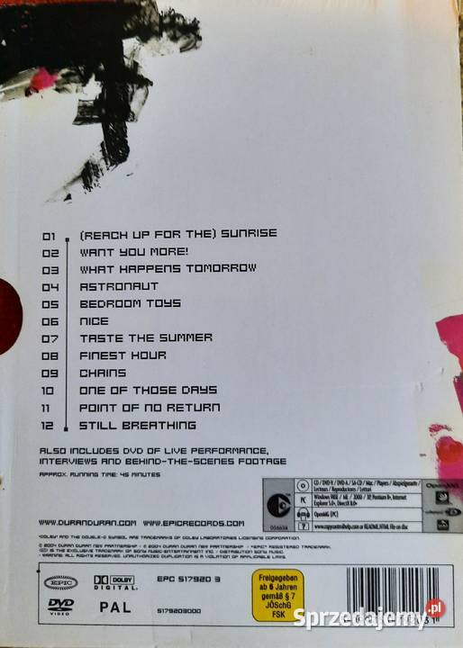 Sprzedam Album DURAN DURAN Astronaut CD DVD i Katowice