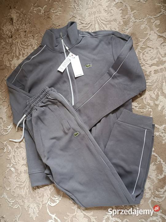 Komplet dresowy Lacoste regular fit szary Lacoste Odzież sportowa Białystok