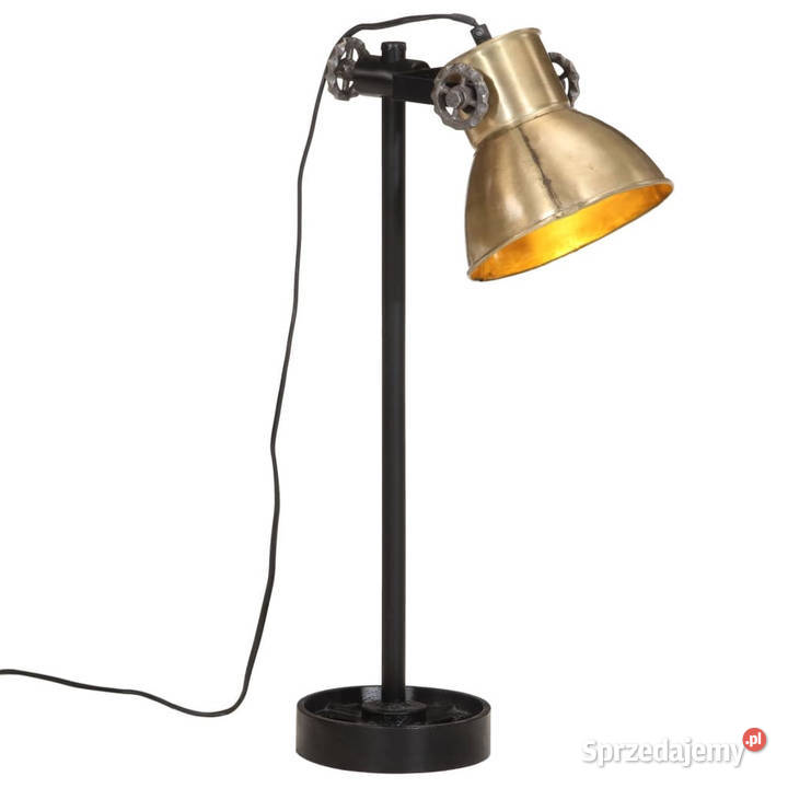 Lampa stołowa 25 W antyczny mosiądz 15x15x55 E27 Warszawa