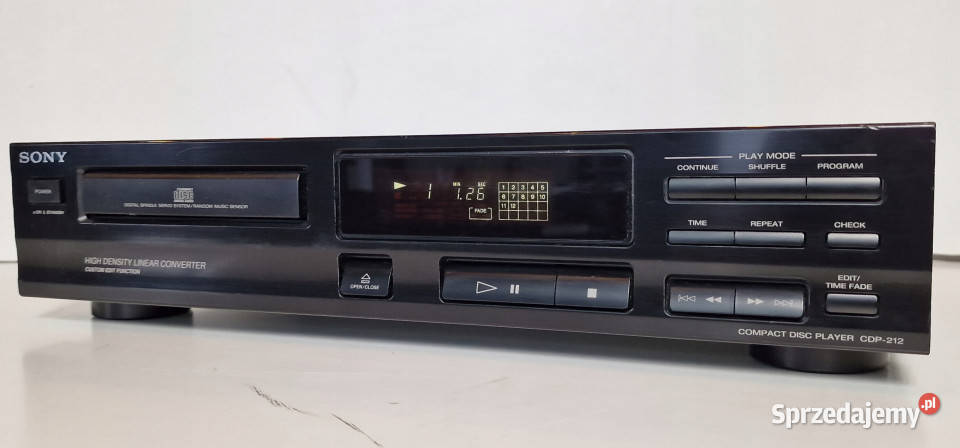 SONY odtwarzacz kompaktowy CD player CDP 212 Międzychód