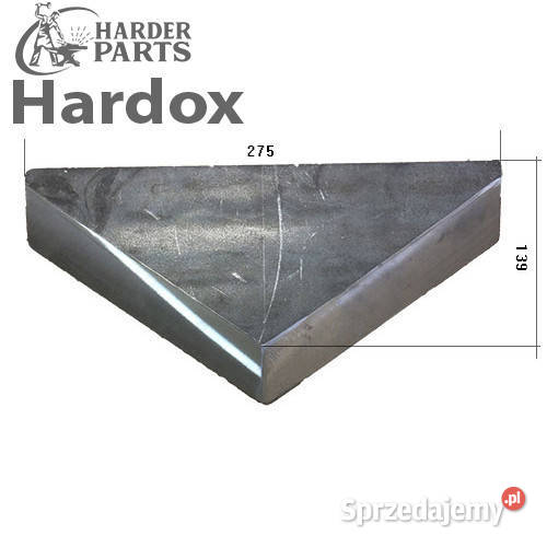 Nóż trójkątny HARDOX spawmech części do wycinaka kiszonki