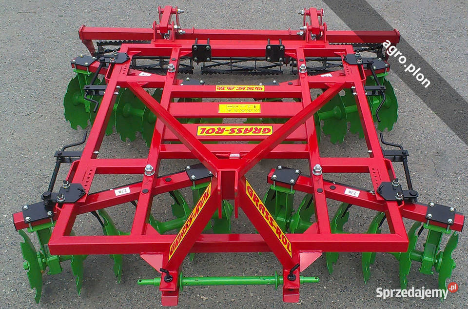 Brona talerzowa GRASSROL Regulacja na korby Opole