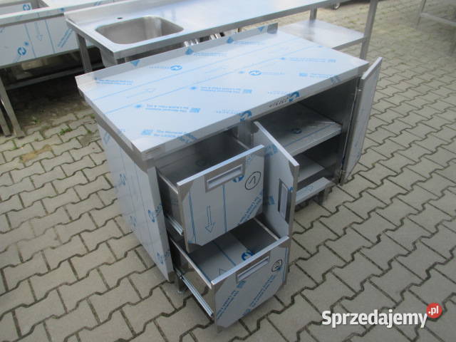 Stół Gastronomiczny Drzwi Otwierane Szuflady Gastronomia Ostrów Wielkopolski sprzedam