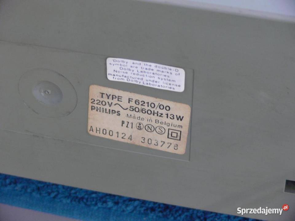 Magnetofon Philips F6210 Vintage WYSYŁKA Jasło