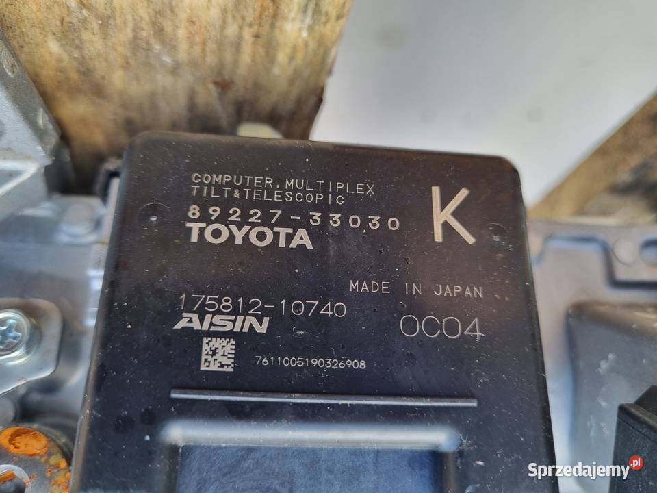 Toyota Camry 8 VIII ELEKTRYCZNA KOLUMNA Rudka