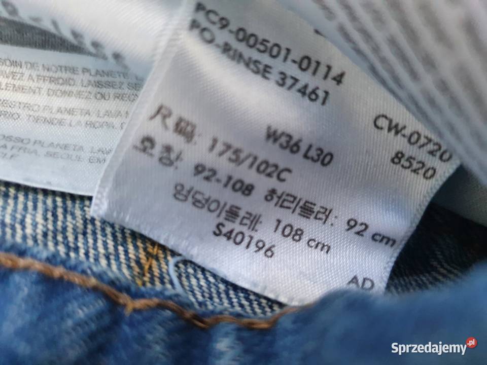 Nowe spodnie Levis 501 OKAZJA Levi's Odzież wyjściowa dolnośląskie Chojnów