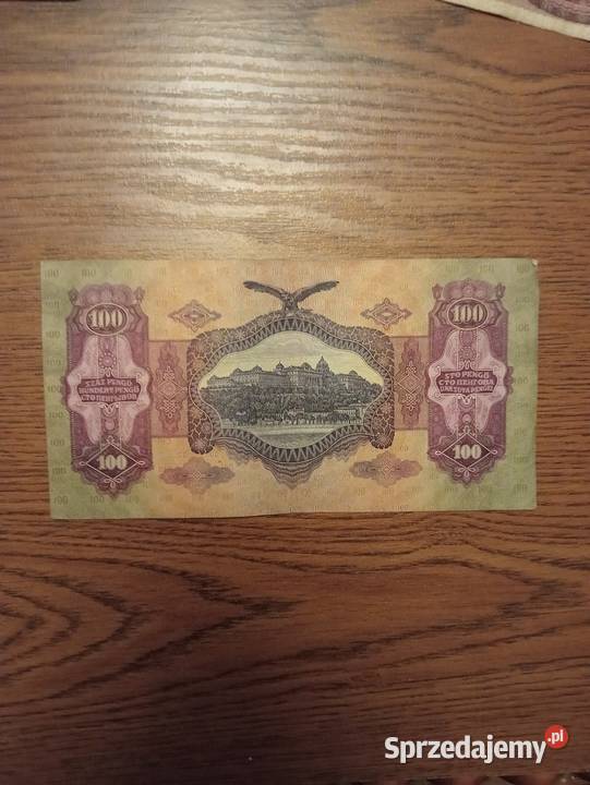 Banknot Węgry 100 Pengo 1930r Leszno