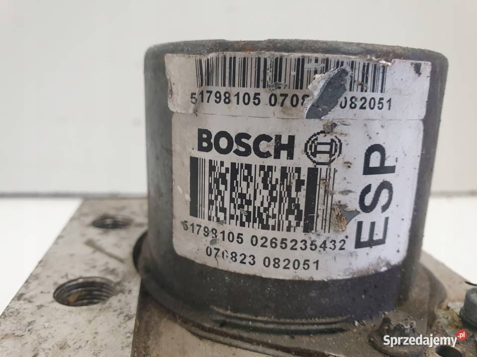 Fiat Fiorino POMPA ABS STEROWNIK 0265235432 Rudka