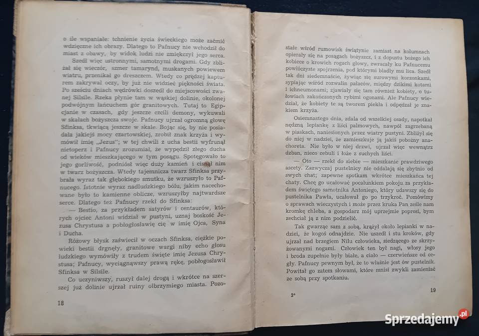 Anatol France Tais Sp Wyd Książka 1948 r Antyki, Sztuka, Kolekcje