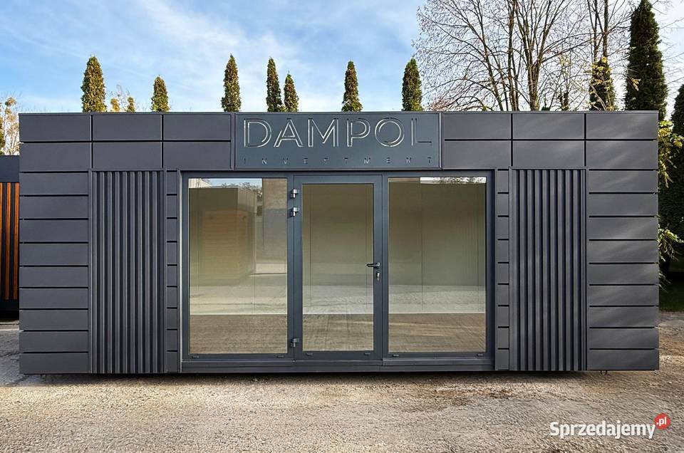 Nowoczesny kontenerpawilon 700 300 kompaktowy Nieruchomości Katowice