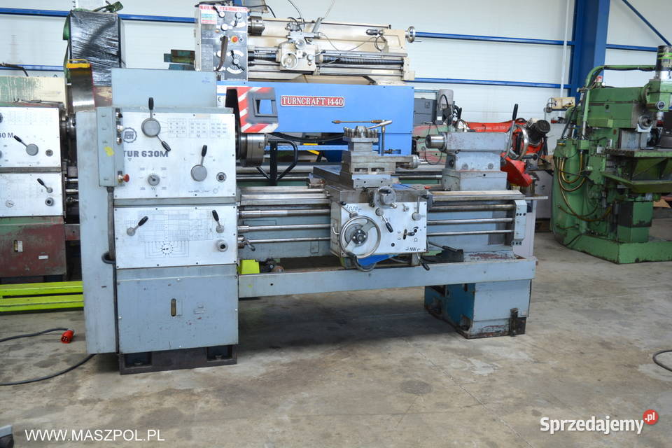 Tokarka uniwersalna TUR 630 M x 1000 FAT WROCŁAW Głowno