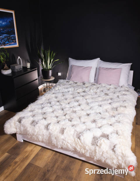 Narzuta ze skóry owczej strzyżonej island Rozmiar 160x200 Szaflary sprzedam