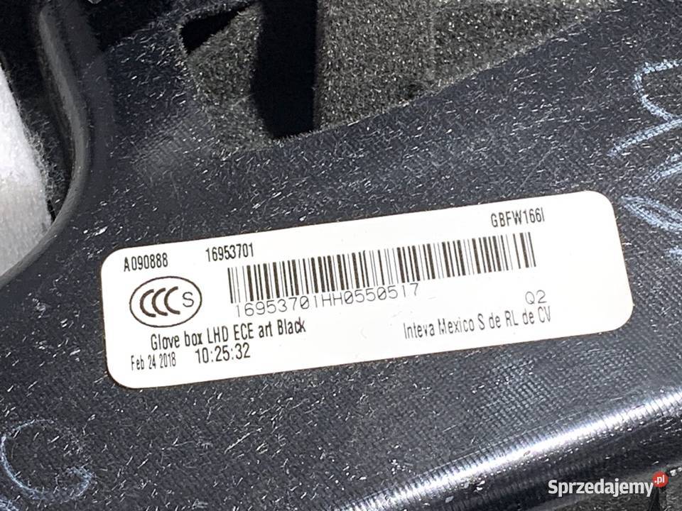 SCHOWEK PASAŻERA MERCEDES GLE SUV 1518 PÓŁKA