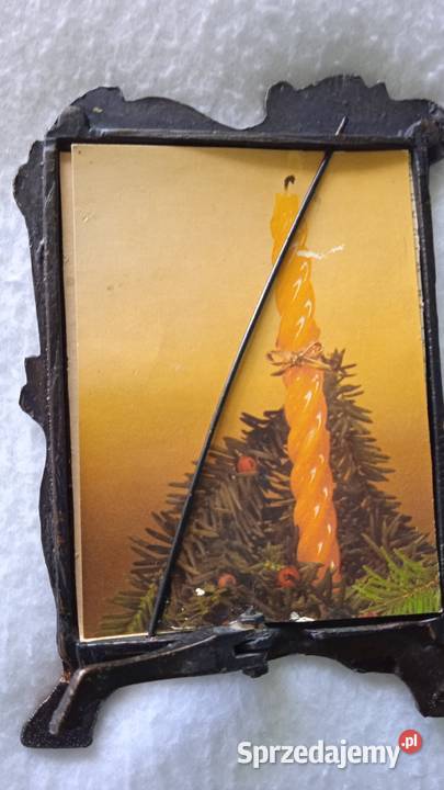 MIEDZIANA OZDOBNA RAMKA NA ZDJĘCIE