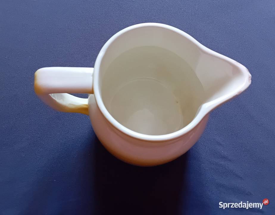 Fajansowy dzbanek art deco spritzdekor Niemcy Koźminek