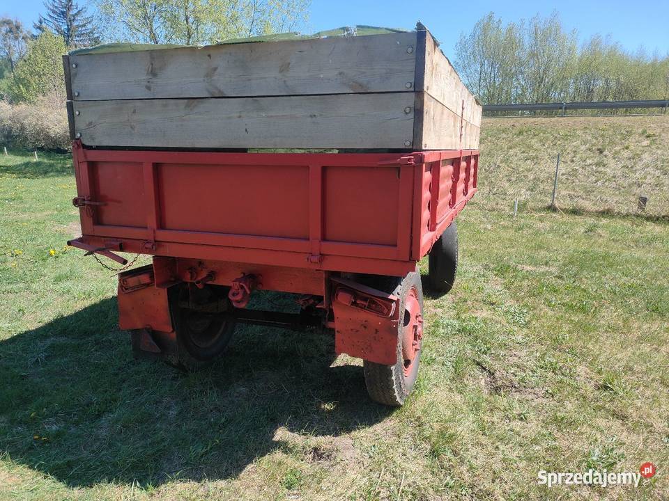 Przyczepa wywrotka 6 ton wywrot kiper Przyczepy rolnicze Sztum