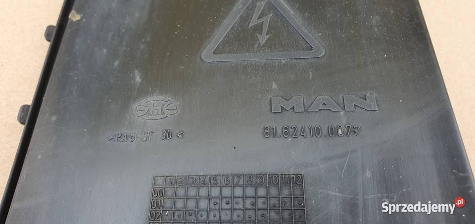 MAN TGX OBUDOWA OSŁONA KABLI PRZEWODÓW ciężarowe Pozostałe Bieleń