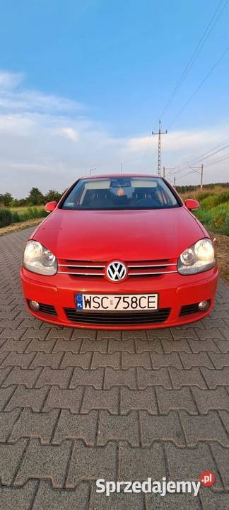 GOLF V 5 16 MPI LPG bogate wyposażenie poduszka powietrzna Samochody osobowe