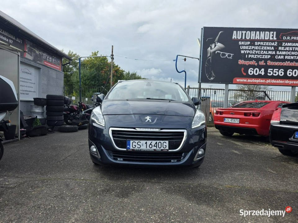 Peugeot 5008 16 HDI 115 Panorama LED Klima czujnik zmierzchu 5008 Słupsk