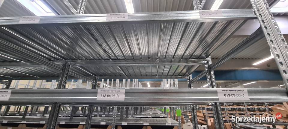 Regały magazynowe z demontażu 60gł x 130 x3000 Radomierz