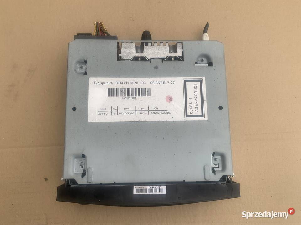 9665751777 radio fabryczne Citroen c4 I 1 lift Szczecin