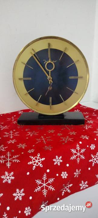 Zegar kominkowy JUBILER art deco łódzkie Łódź