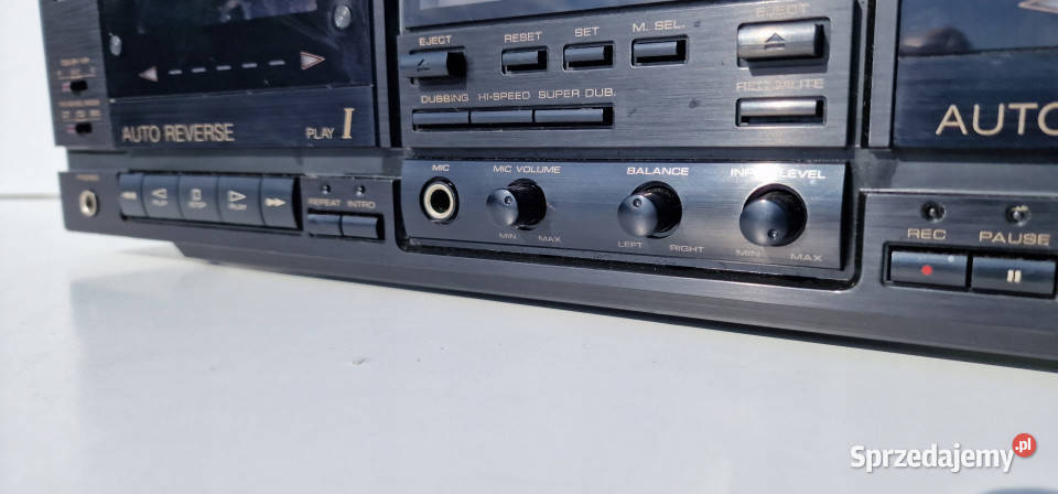 Magnetofon SoundWave AD4000 Stereo Cassette Deck Magnetofony Międzychód sprzedam