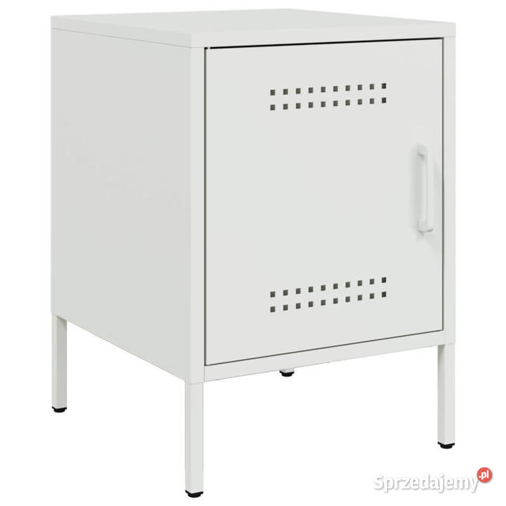 Szafki nocne 2 białe 36x39x505 stal WM842921 Nocne Warszawa