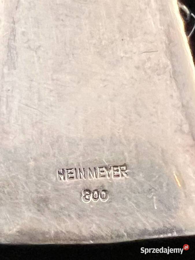 Srebrny autorski stary wisior HEIN MEYER sr 800 Warszawa