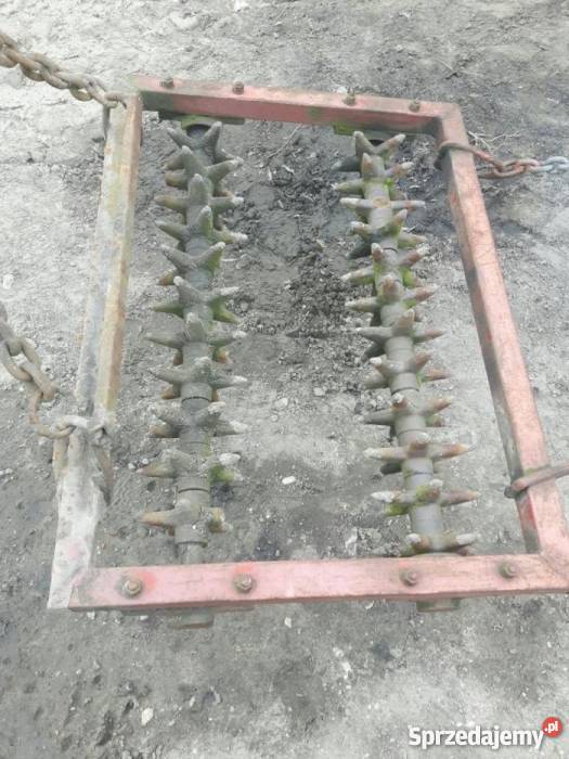 Kolczatka z uchwytem do pługa 3 skiby nieuszkodzony Kruszyn