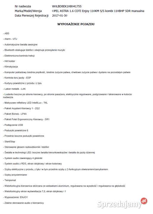 Opel Astra K 16 cdti kombi Full LED mazowieckie Kąty Goździejewskie Pierwsze