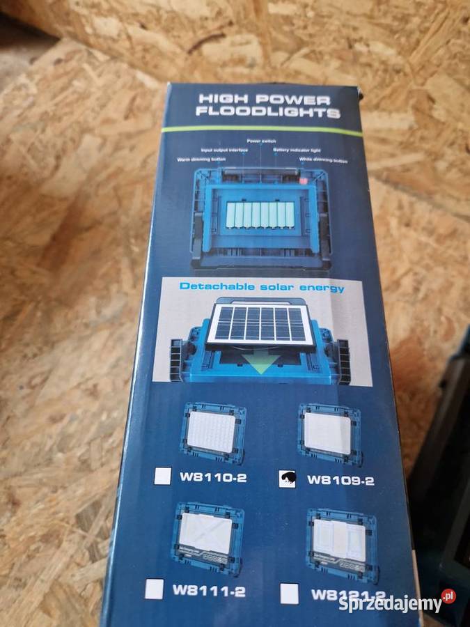 Naświetlacz Solarny LED W81212 400W Reflektor wielkopolskie Głogowa