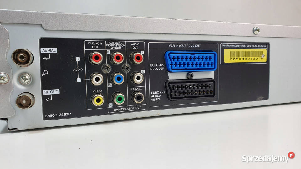 Video DVD kombo Targa DPV5200x 6 head stereo TV i Video wielkopolskie Międzychód
