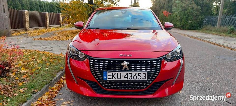 Peugeot 208 15HDI 2020r Wyposażony diesel Kutno sprzedam