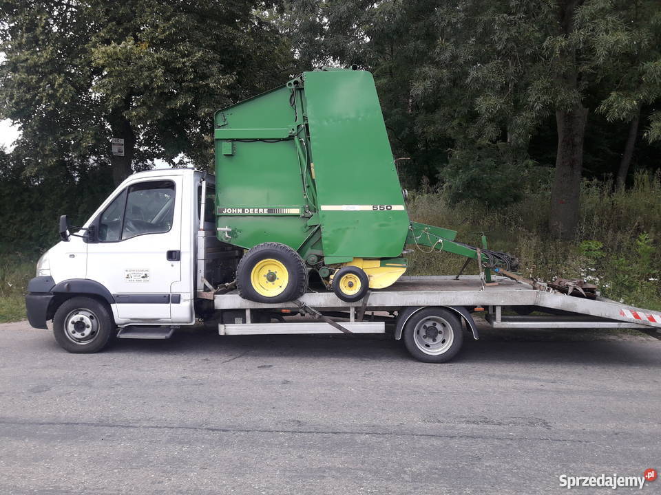 JOHN DEERE HOLLAND CLAAS SIPMA KRONE LAWETA nieuszkodzony Złoczew