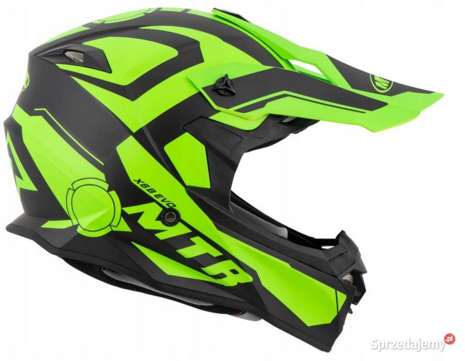 Kask motocyklowy MTR X6B homologacja cross Sosnowiec