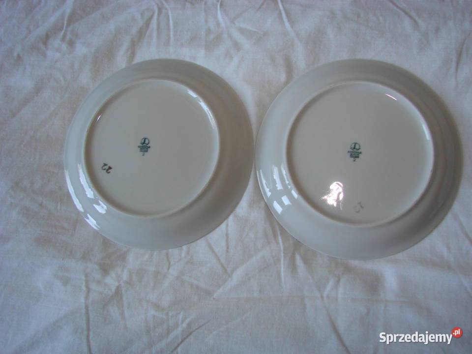 Lubiana talerz deserowy PRL Antyki, Sztuka, Kolekcje