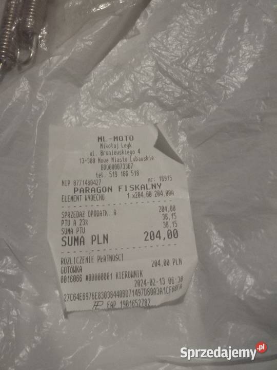 Sprzedam tanio nowa sportową końcówkę tłumnika Kielce