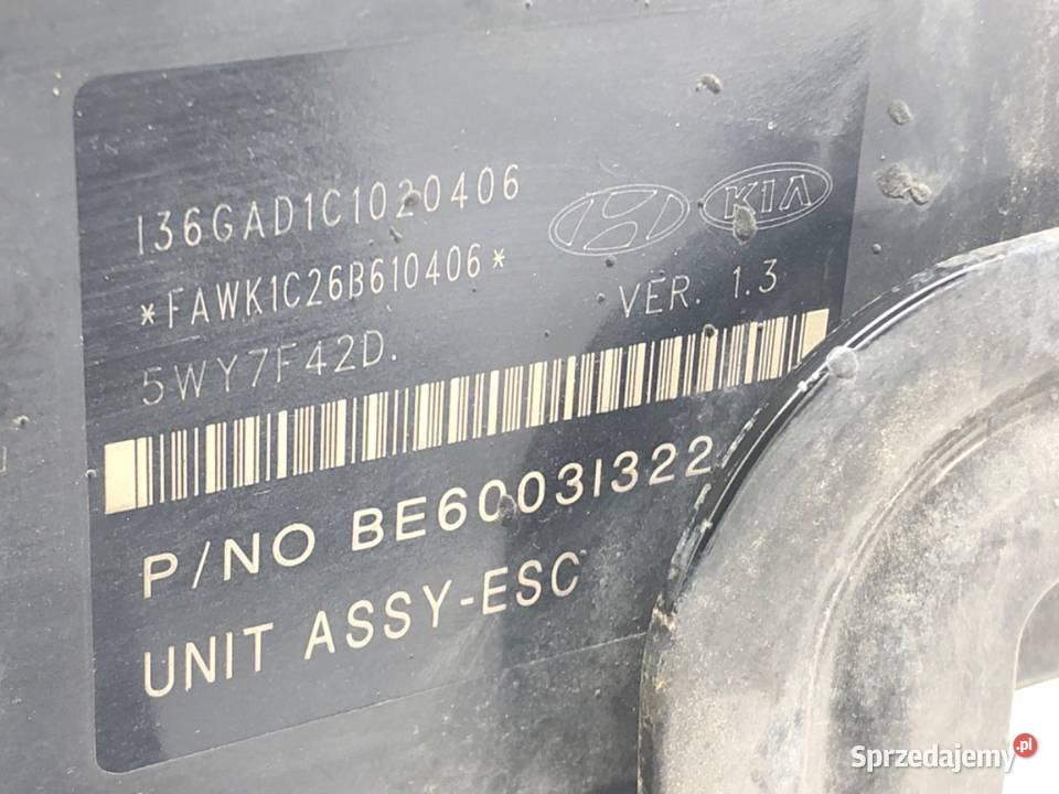 POMPA ABS KIA SPORTAGE III 589203U300 16 135