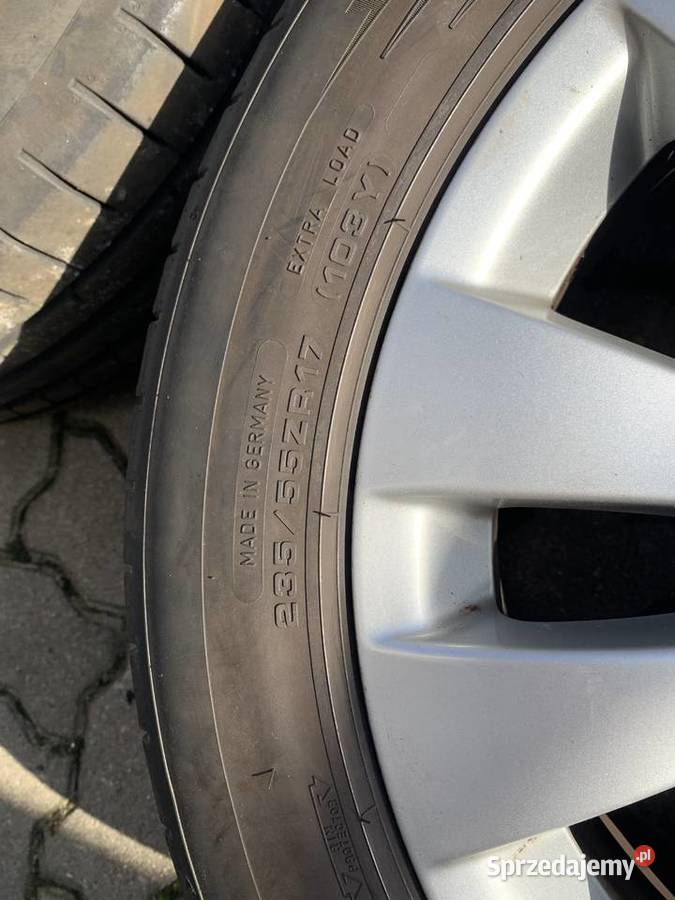 Kpl opon i felg aluminium 17 Motoryzacja