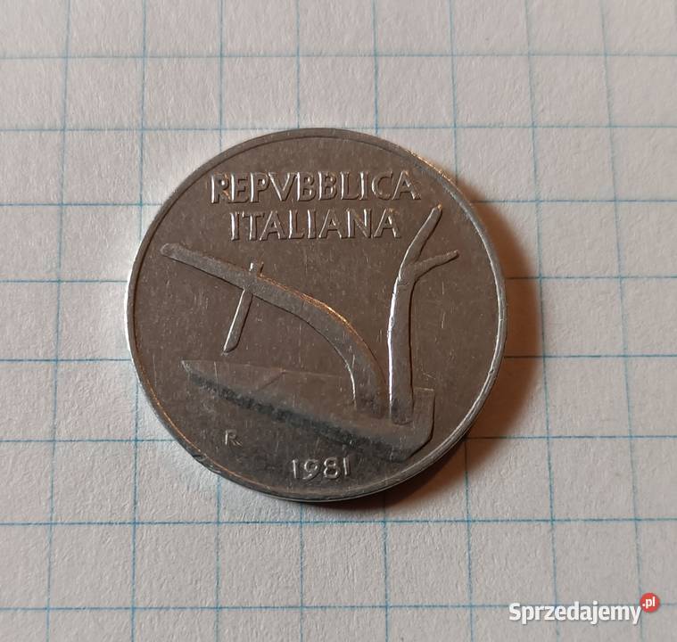10 LIRÓW 1981 WŁOCHY Piszczac