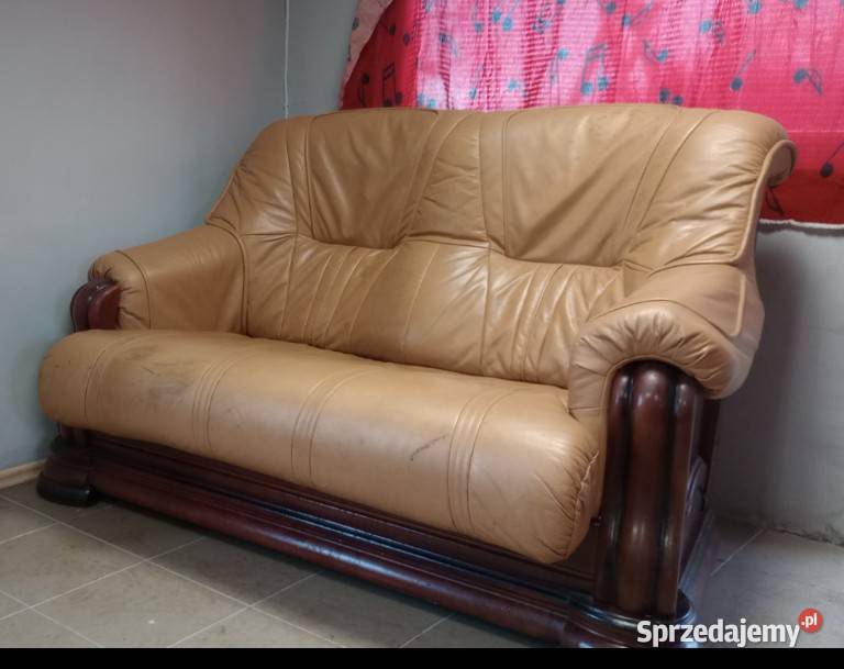 Sofa skórzana rozkładana Piława Górna
