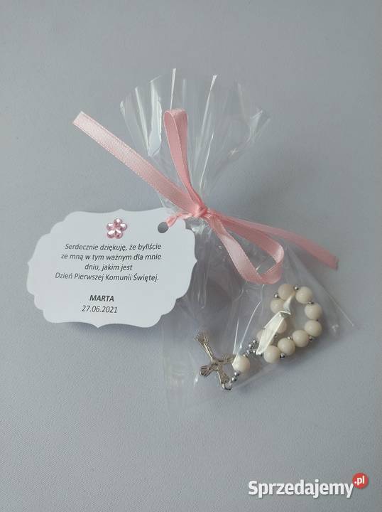 Podziękowania Komunia Różaniec Dziewczynka Ecri Poznań