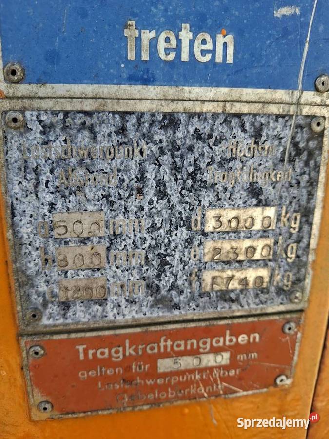 Widlak CREDE 1970 diesel Wózki widłowe Słupsk sprzedam