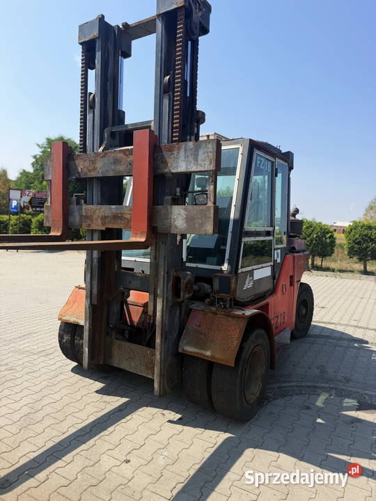 wózek widłowy DANTRUCK 9670 udźwig 7000 kabina łódzkie Działoszyn