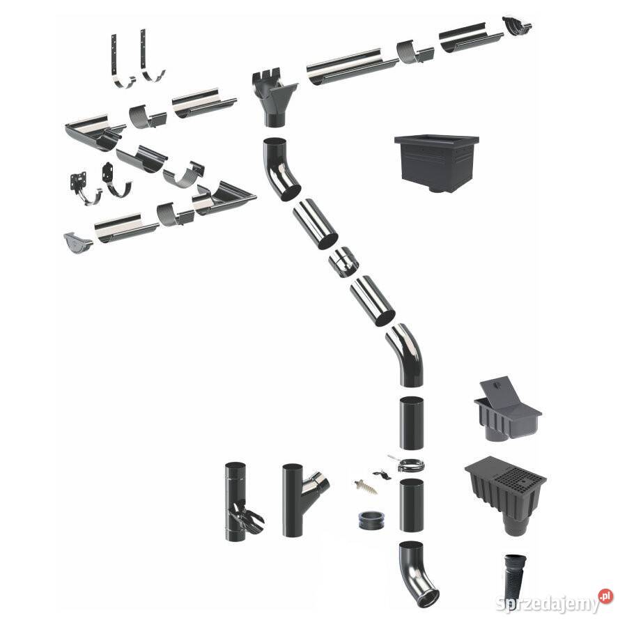 Krop narożnik wewnętrzny 130 mm brąz metal