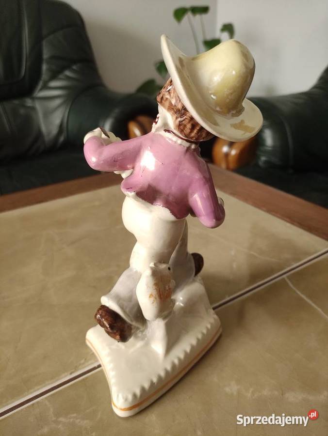 Figurka porcelanowa Grajek Z Buksowicz STEATYT Figurki i rzeźby lubelskie Janów Lubelski sprzedam